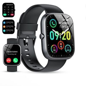 Smartwatch Black -Android or IOS Compatible NIB